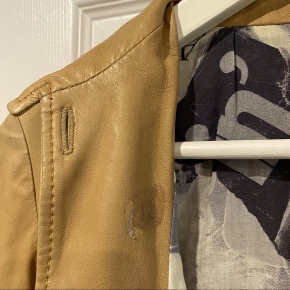 Stephen Butter Soft 100% Vera Pelle Tan Thin Leather Made in Italy (Size S)🌹 - Picture 8 of 16